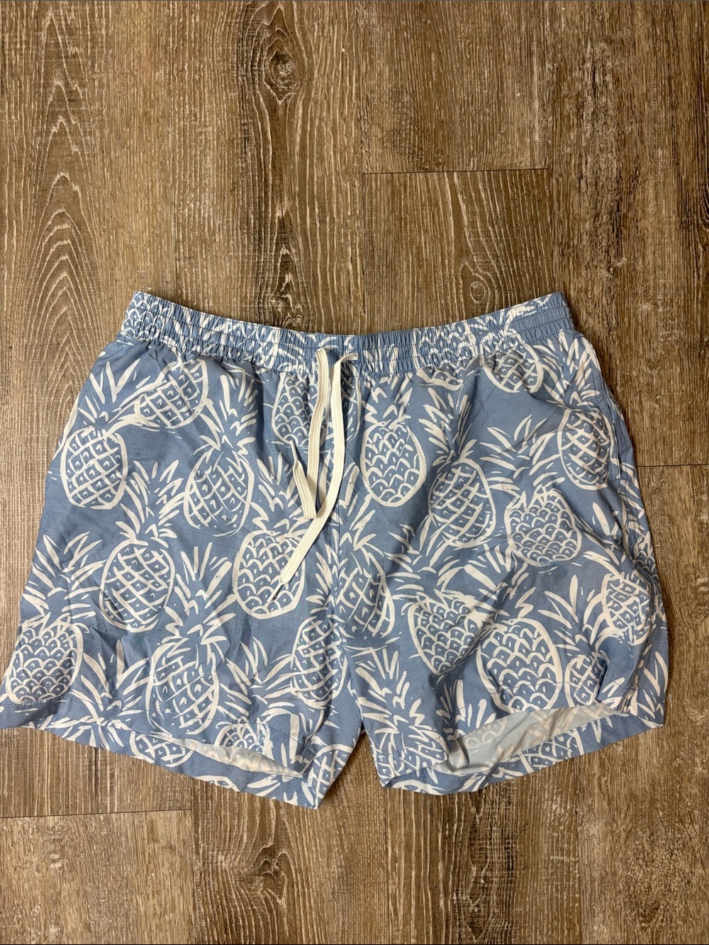 Chubbies Pineapple Print Drawstring Swim Trunks